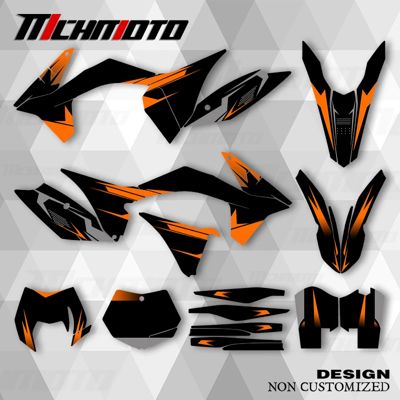 

MCHMFG New Style Graphics Decals Stickers Kits For KTM 2012 2013 EXC 2011 2012 SXF