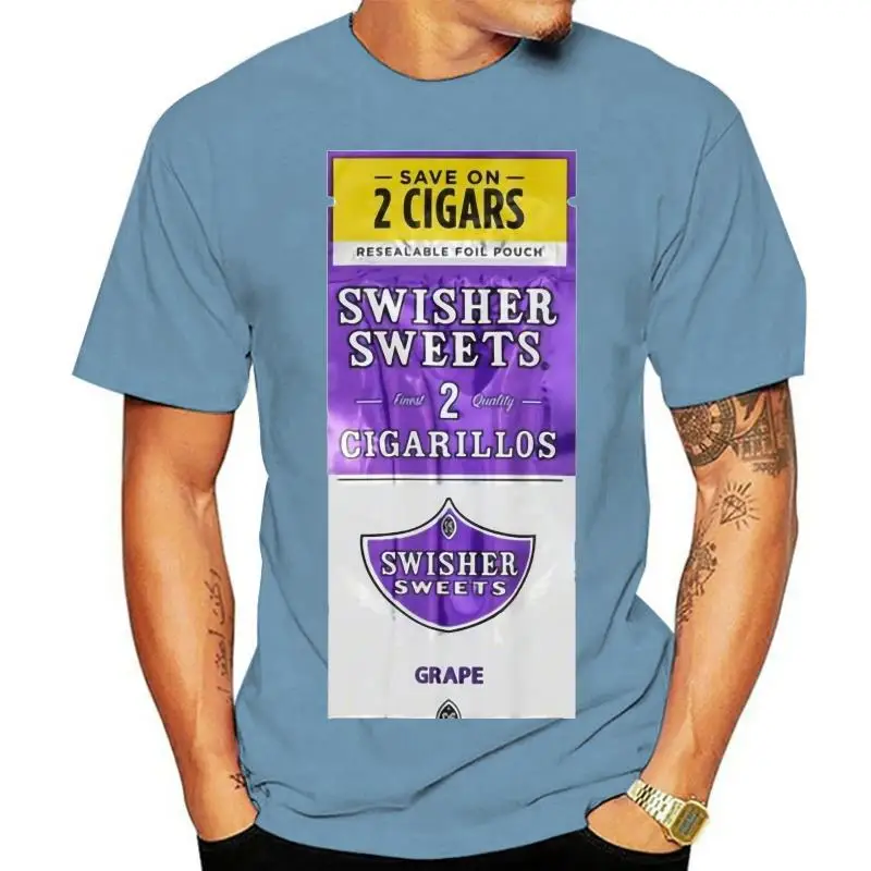 NEU Swisher Sweets - Grape - White T-Shirt - Ships Fast! High Quality!