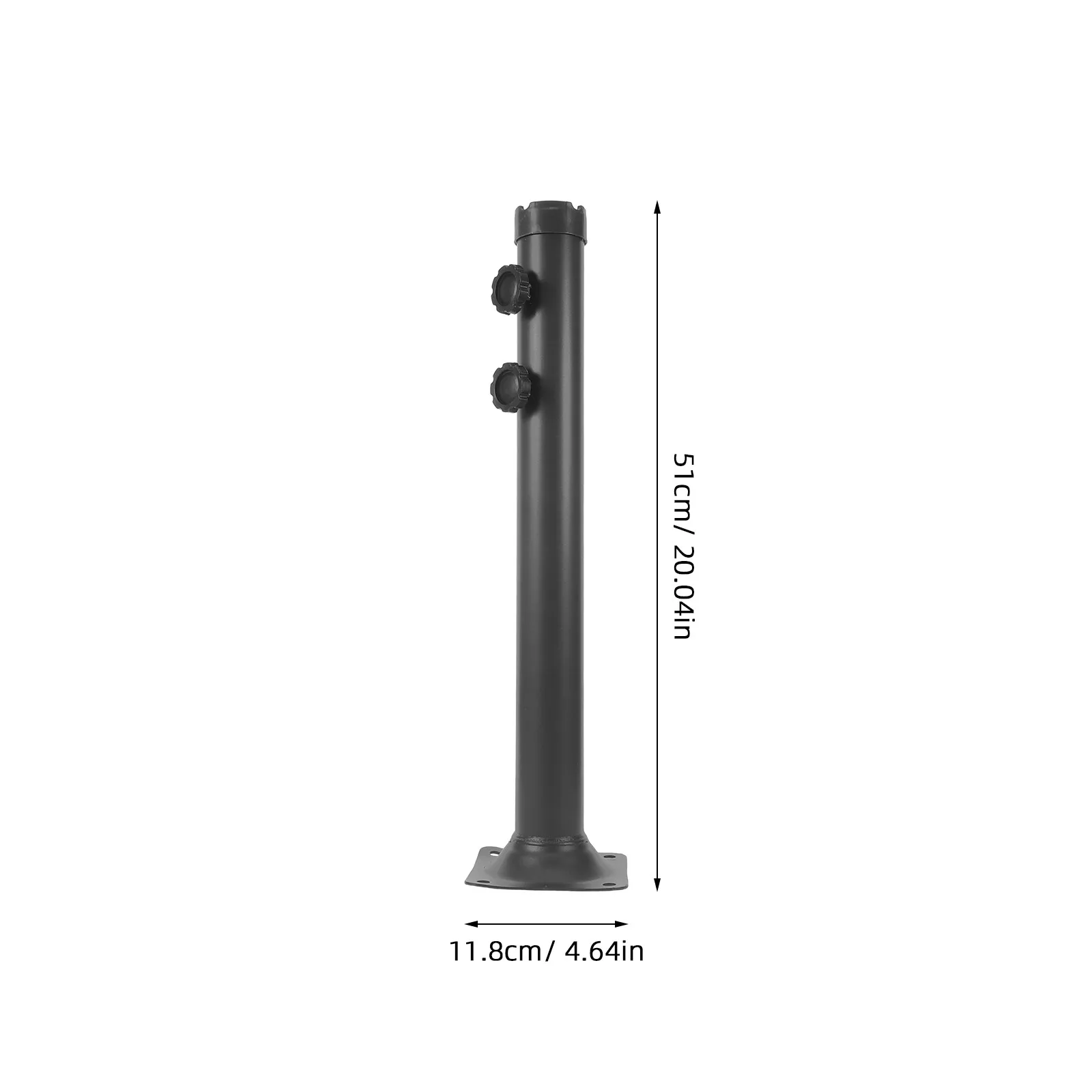 Heavy Duty Patio Umbrella Base Tube Universal Outdoor Replacement Pole Stabilizer Sleeve Mount Bracket Garden Balcony Parasol