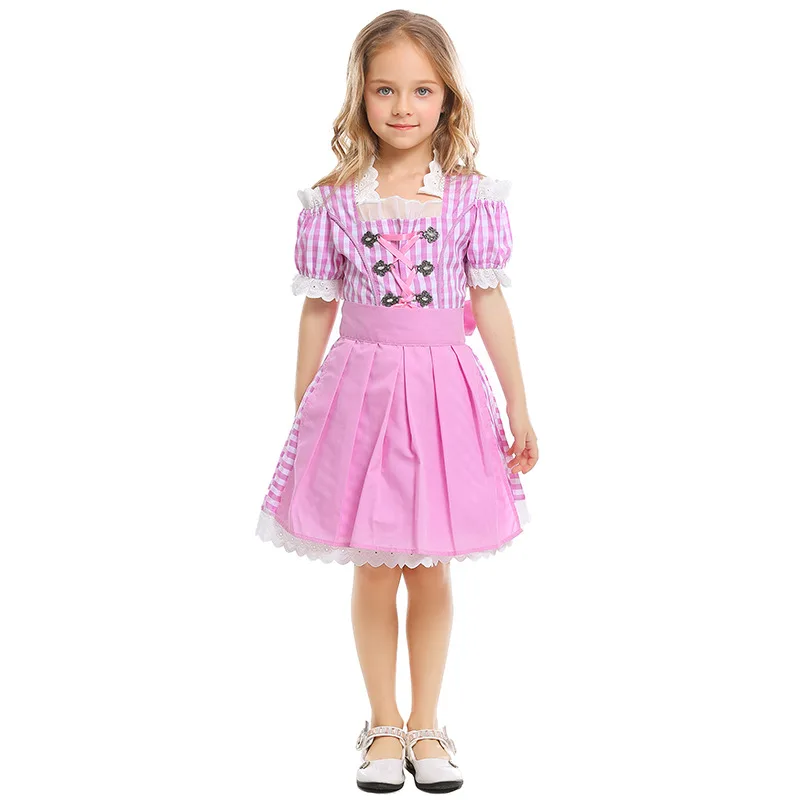 Classic Kids Oktoberfest Costumes Halloween Beer Boys Girl Fantasia Cospaly Party Dress Child Girl Performance Uniform