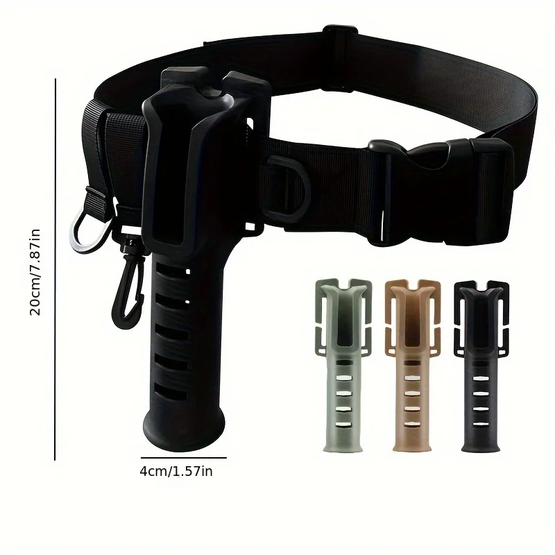 Fishing rod belt bracket, Luya rock fishing waist hanging, inserting rod tube holder, fishing gear buckle