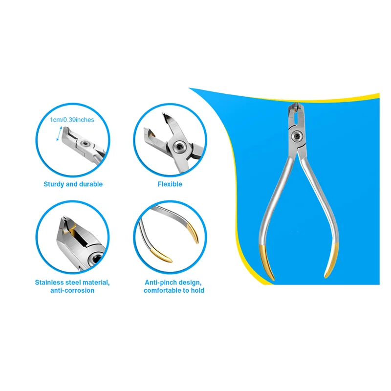 AWAH سلك قطع الأسلاك الفولاذ المقاوم للصدأ إزالة دعامة مناسبة لقطع سبائك التيتانيوم Archwire #4