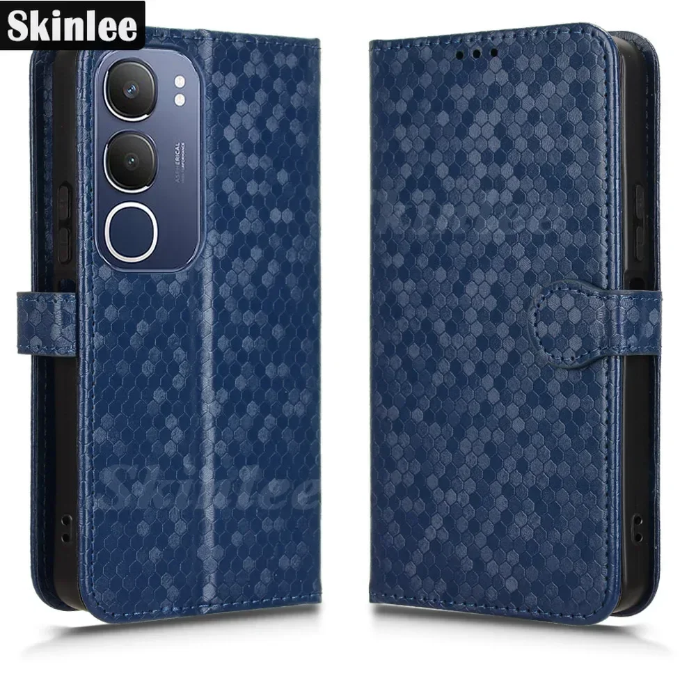 For VIVO Y19S Y28 Y03 Y03T Flip Case Texture Leather Card Slot Wallet Back Cover For VIVOY28 Y03 Y03T T y 19 28 Cover Funda Capa