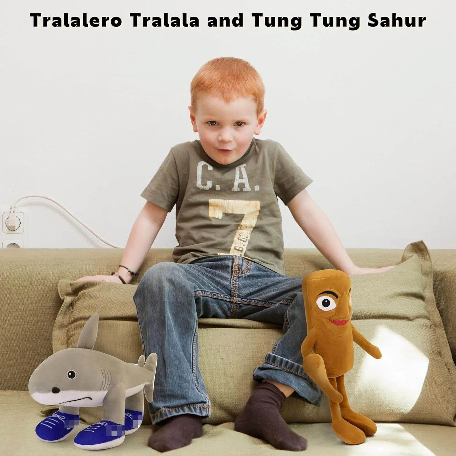 Tralalero Tralala Plush، ديكور غرفة وسادة محشوة من القطيفة المضحكة لمحبي ألعاب الفيديو