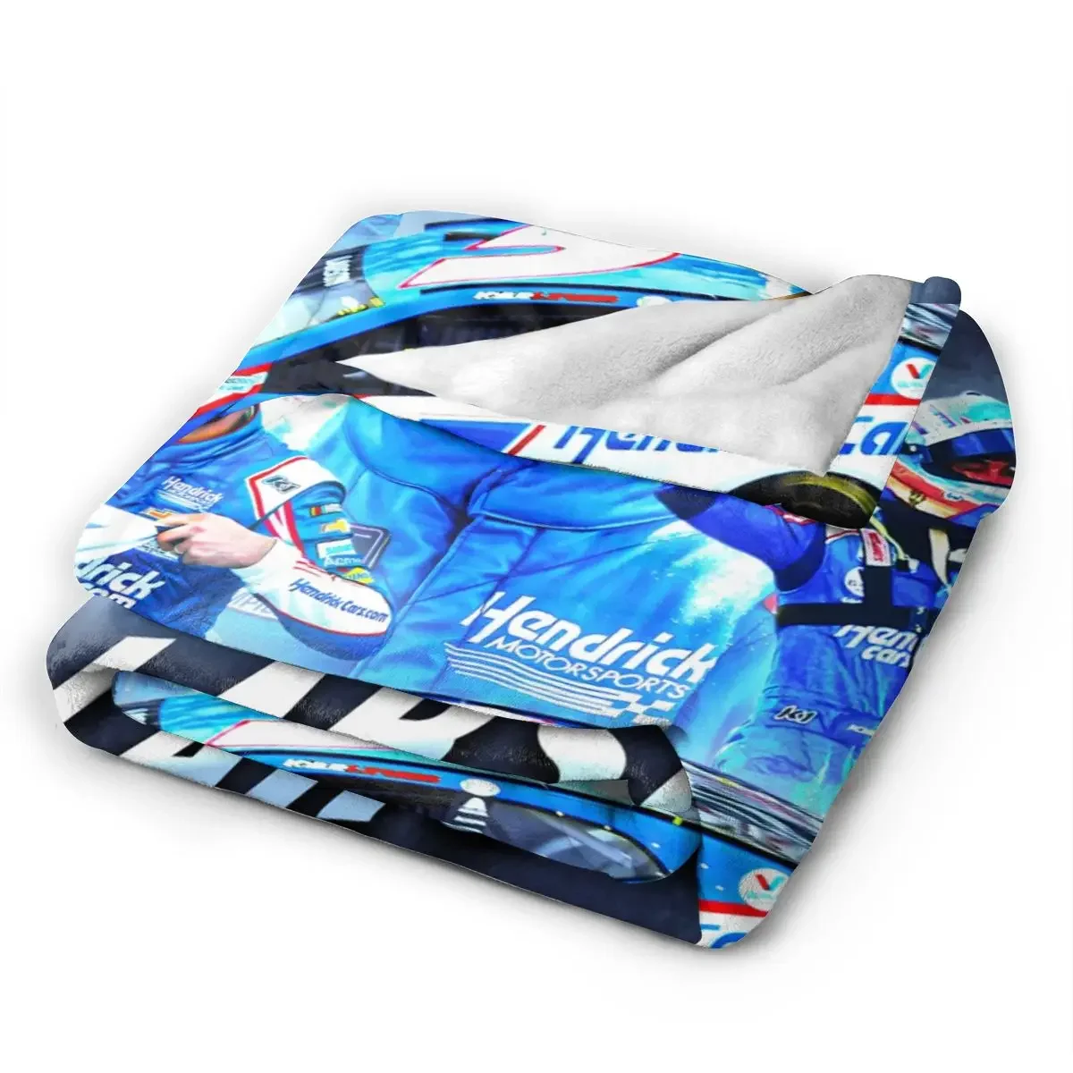 Kyle Larson 5 All Season Fleece Blanket Throw Ultra Soft Flannel Blanket Digital Printed Premium Fluffy Microfiber Fleece