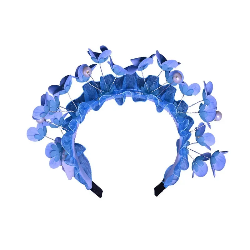 Glow Stirnband Schmetterling Blume Haarband LED Kopfschmuck Leuchten Blumen Kopfschmuck Leuchtende Stirnbänder Glow Party Haar Zubehör