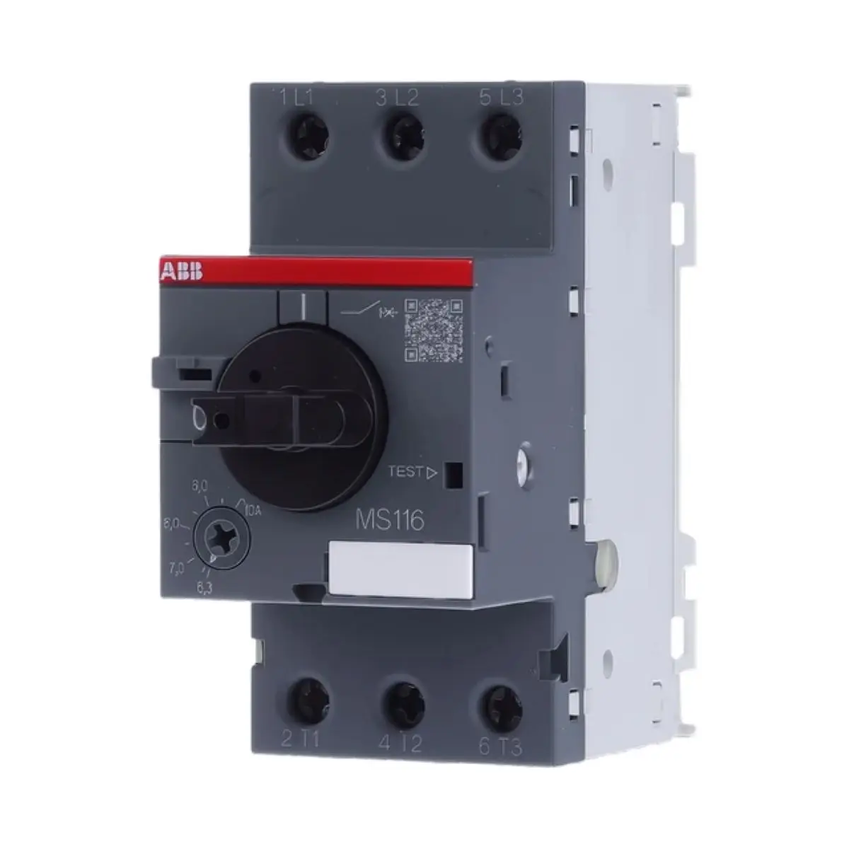 

10140953 MS116 - 10.0 1SAM250000R1010 MS116-10 Manual Motor Starter 6.3 ... 10 A