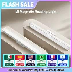 Xiaomi Mijia Magnetic Reading Lamp LED Desk Light 2000mAh Touch Dimming Lamp Adsorption Bedroom Lamp