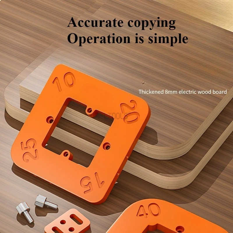 

Форма для закругления углов, универсальная, для точной резки, из утолщенного материала, для точной прорезки отверстий, деревообрабатывающий инструмент