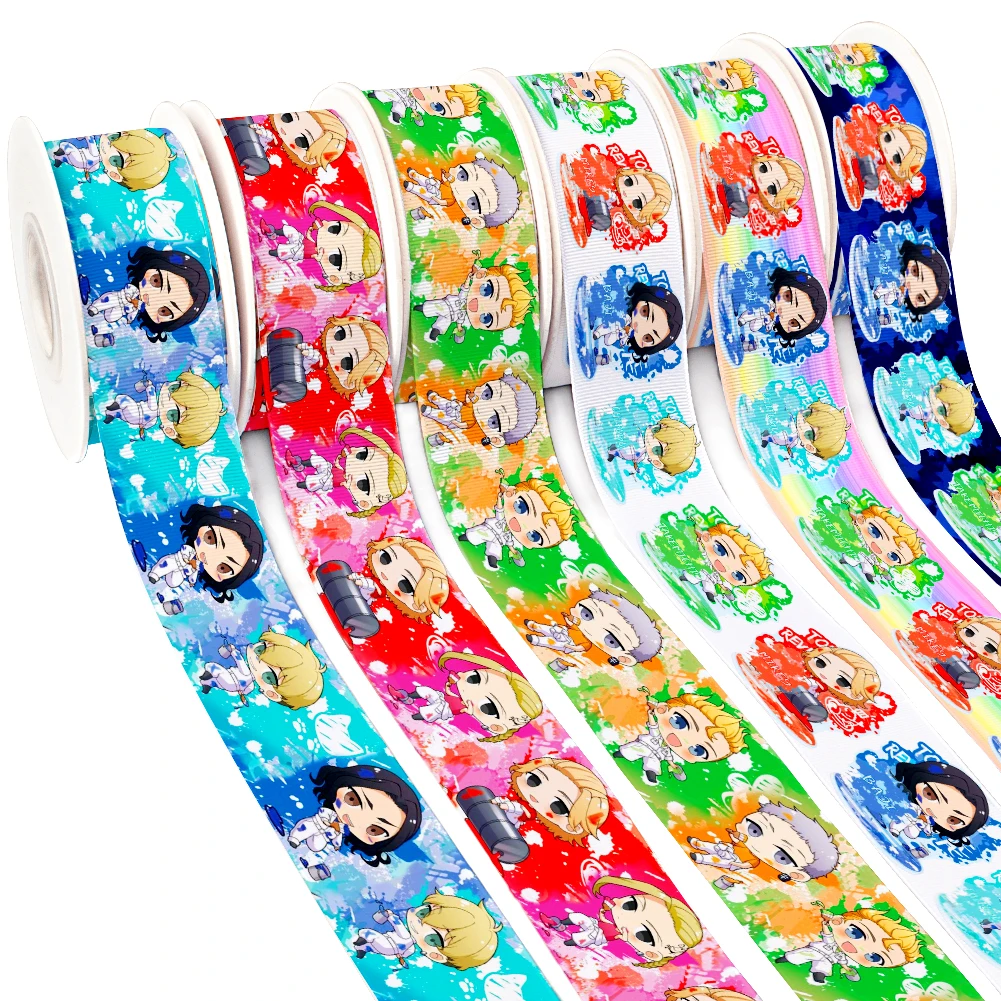 Ribbon Cartoons Printed Ribbon DIY Crafting Sewing Supplies 10 Yards Japan Anime Tokyo Avengers Pattern Printed Grosgrain/Satin