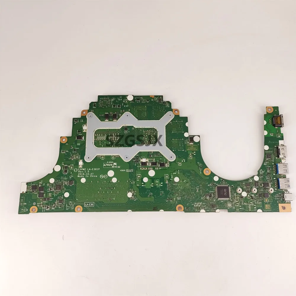 Imagem -02 - Placa-mãe Portátil para Acer Aspire Vx5591g C5pm2 La-e361p I77700cpu Gtx1050 4g 100 de Trabalho