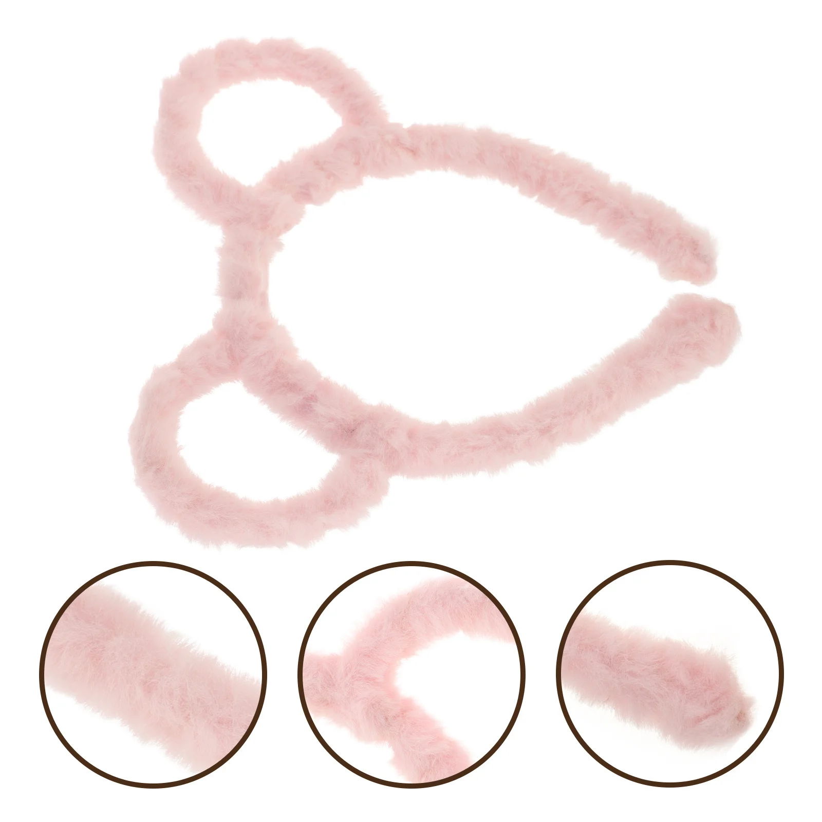 

Bear Ears Headband Cute Animal Hair Hoops Soft Comfortable For Women Girls Spa Party Cosplay Festival Wear Accessory