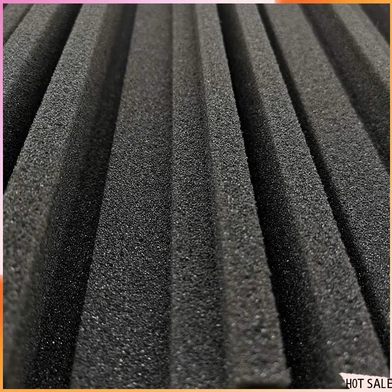 

B72A 6 Pcs Acoustic Studio Absorption Foam Panel Broadband Sound Absorber Periodic Groove Structure