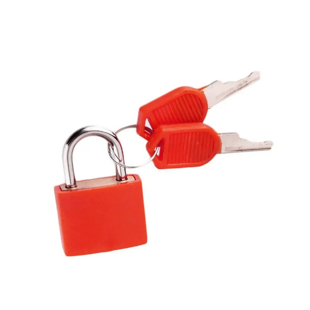 23mm Strong Steel Travel Supplies Dormitory Appliances Suitcase Padlock with 2 Keys Cabinet Door Bookbag Small Luggage Lock