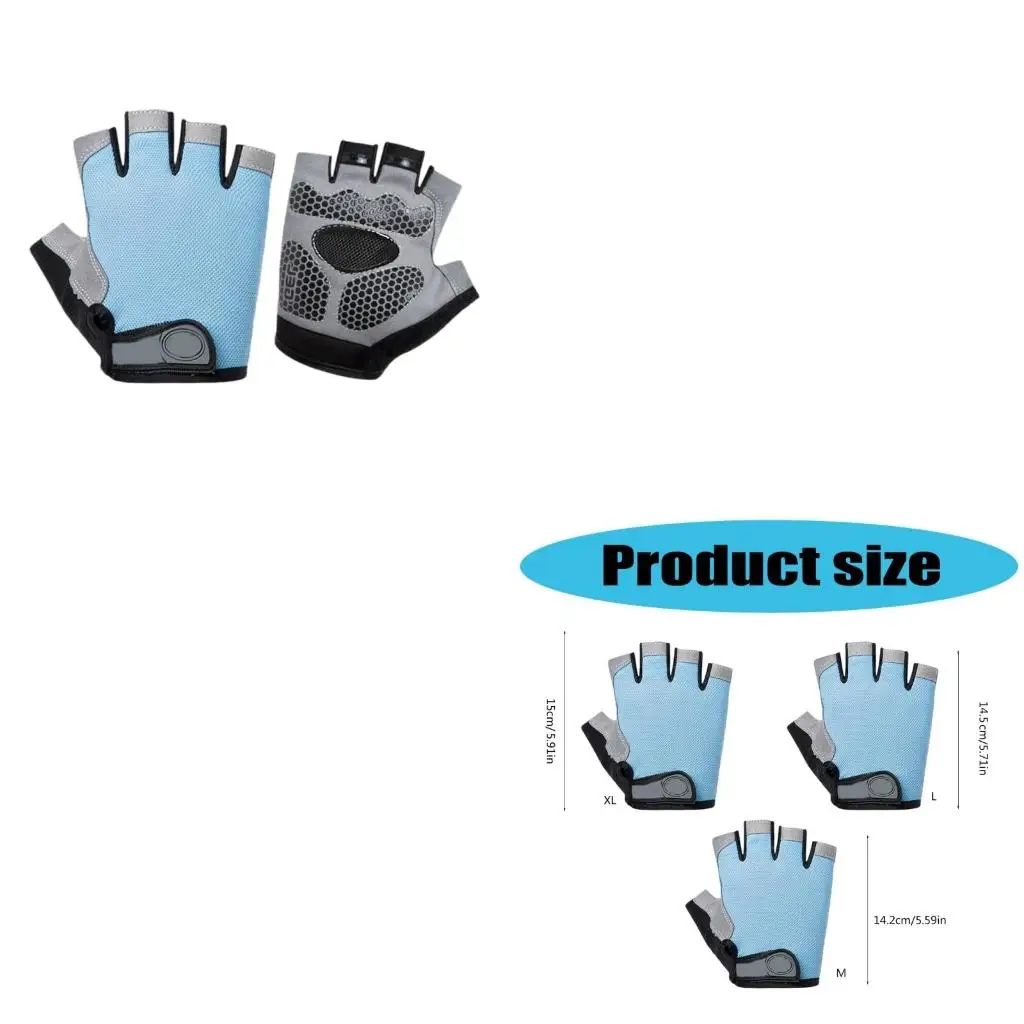

Outdoor Sports Half Finger Gloves Enhancing Flexibility Breathable Sun Protections for Rock Climbing Mountain Biking