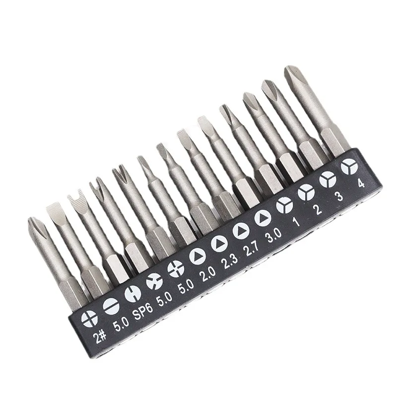 5Pcs Special-shaped Screwdriver Set 50mm U-shaped Y-Type Triangle Inner Cross Three Points Screwdriver Bit Tool