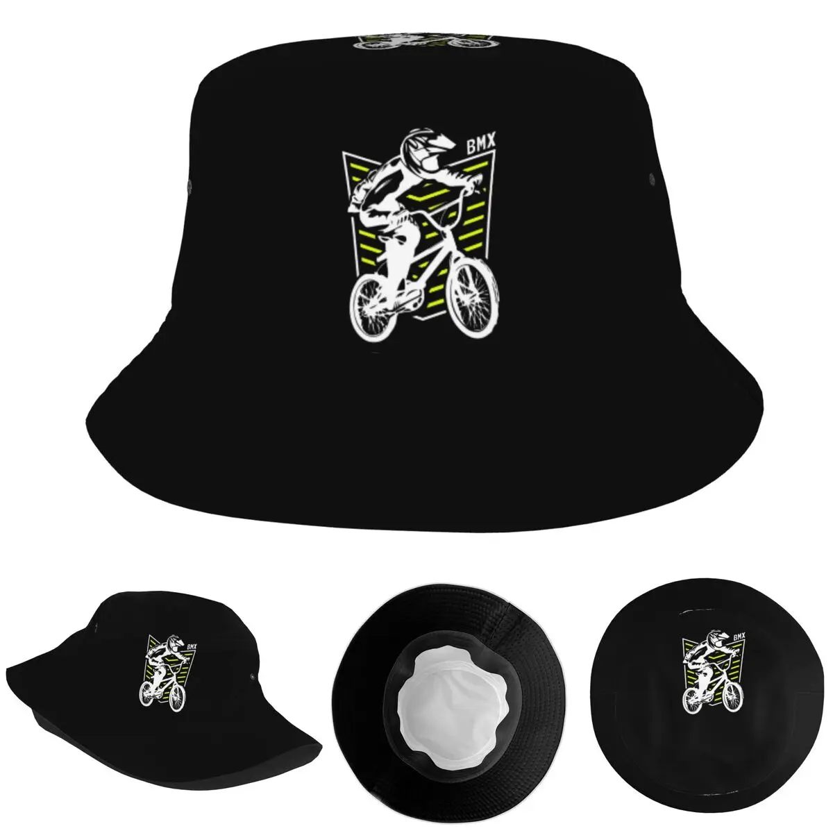

Bmx Apparel Ретро BMX Bike Old School Patch Панама для детей Боб Рыбацкие шапки для лета Рыболовные шапки Мужчина Женщина