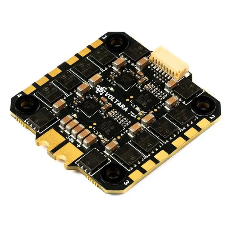 VOLTARA 70A ESC DSHOT 150/300/600/1200/2400 с поддержкой батарей 3S-8S, 5V-40V для RC FPV гоночных, фристайл и дальнобойных дронов
