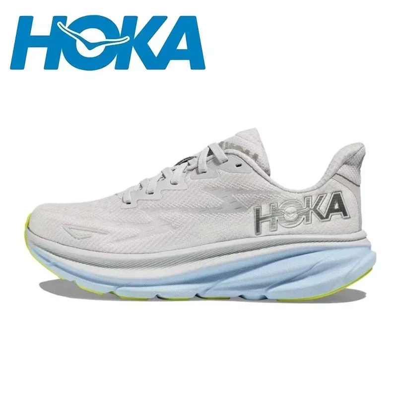 Hoka Clifton 9 Original Running Shoes Men Women's Lightweight Cushioning Marathon Absorption Breathable Highway Trainer Sneakers