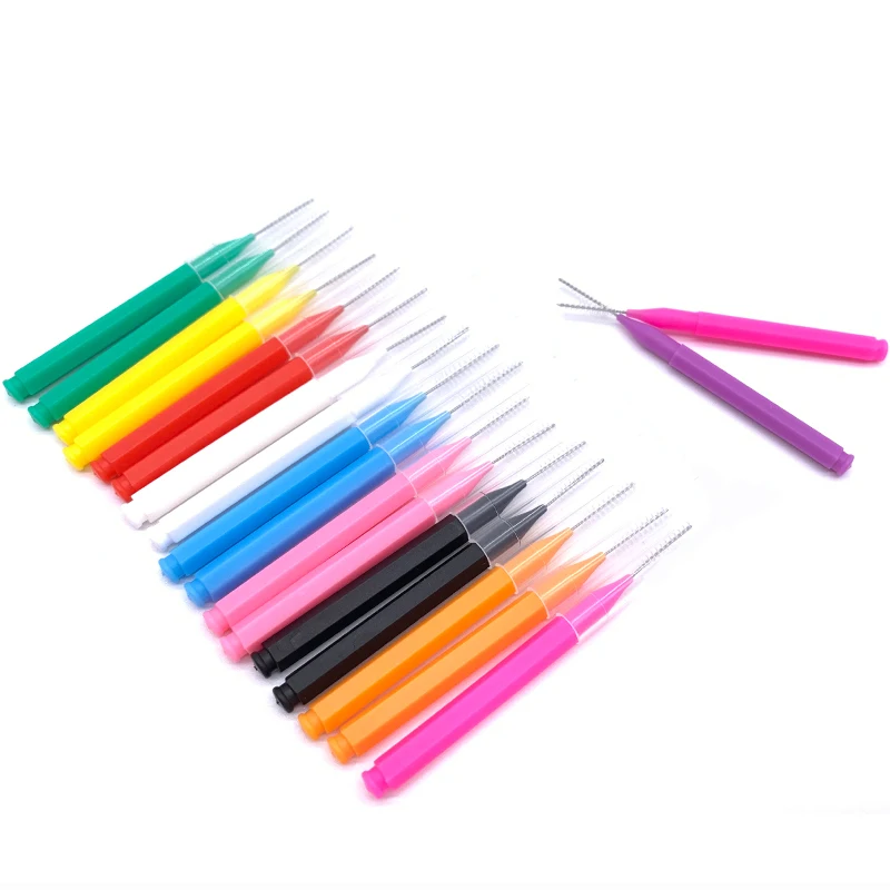 10pcs Eyebrow Bendable Micro Brushes Disposable Microbrush Applicators Lashes Brush Eyelash Glue Cleaning Brush for Lash