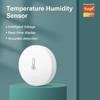 1/2-pcs Tuya Zigbee 3.0 Smart Temperature & Humidity Sensor Tuya Smart Life APP Remote Control For Google Alexa Voice Assistant
