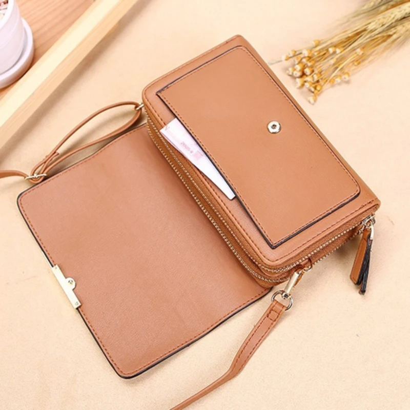 Women\'s Wallet Korean Handbag Multi Card Large Capacity Casual Shoulder Bag Mobile Phone Packet Fashion New Style