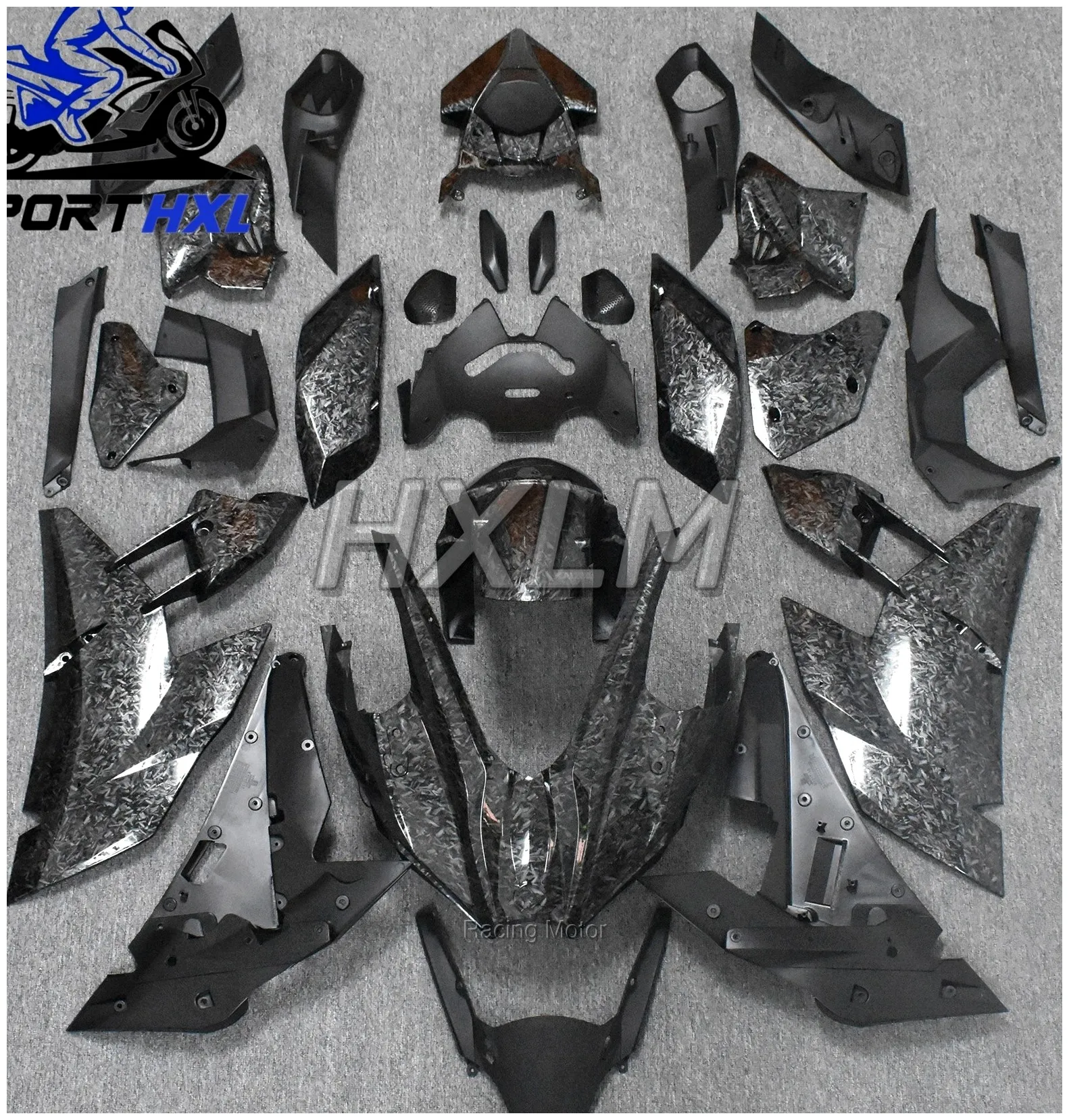 For KAWASAKI NINJA H2 H2R 2015-2024 Carbon Fiber Paint Motorcycle Fairing Kits Guard Cowl Protection Modified Accessories | Raci