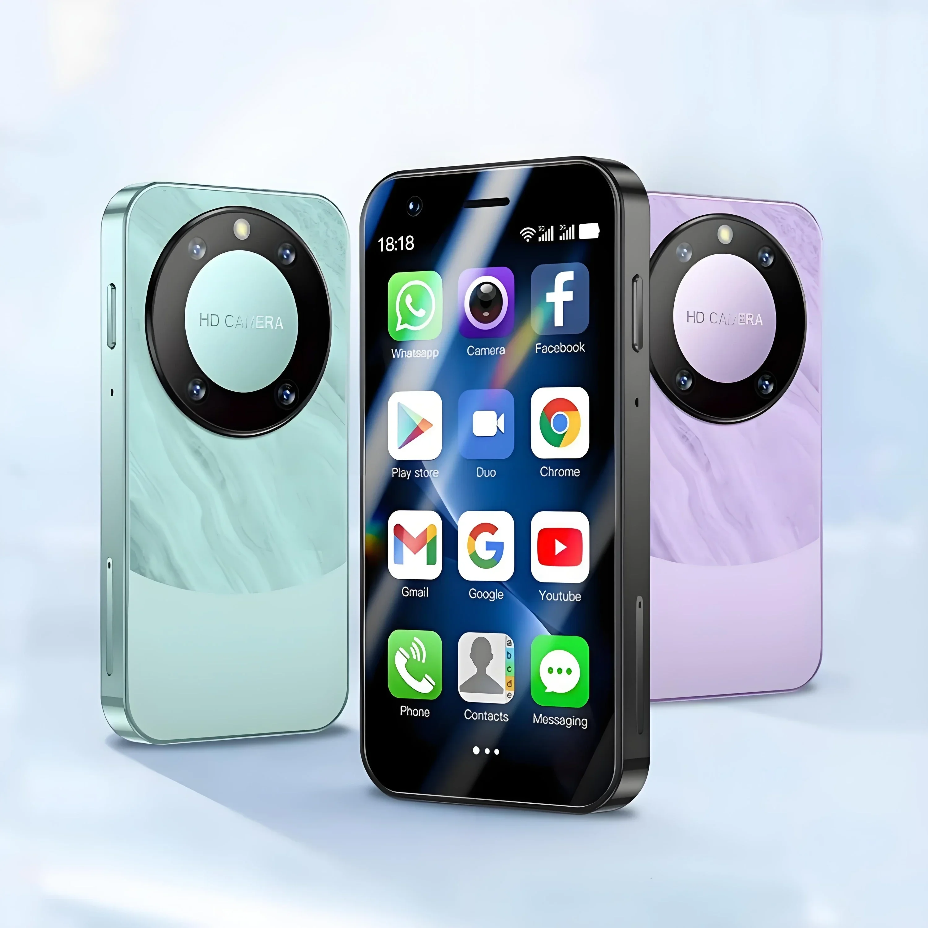 FUFFI F8 Pro Max Smartphone Android Phone Face ID Portable 8.1 Mini celulare 3.0Inch HD 16GB ROM 2000mAH Battery Cellphone