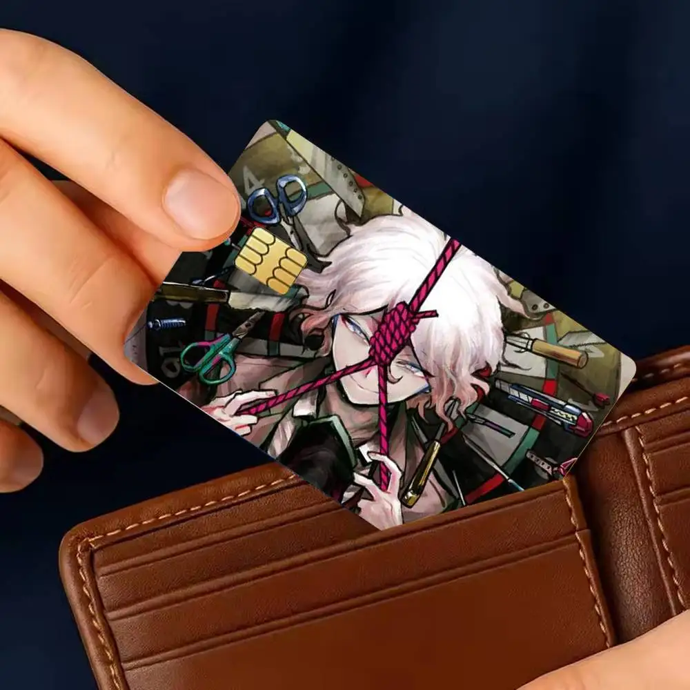Danganronpa Game N-Nagito Komaeda Sticker Film Tape Skin for Credit Card Debit Card Waterproof Stickers