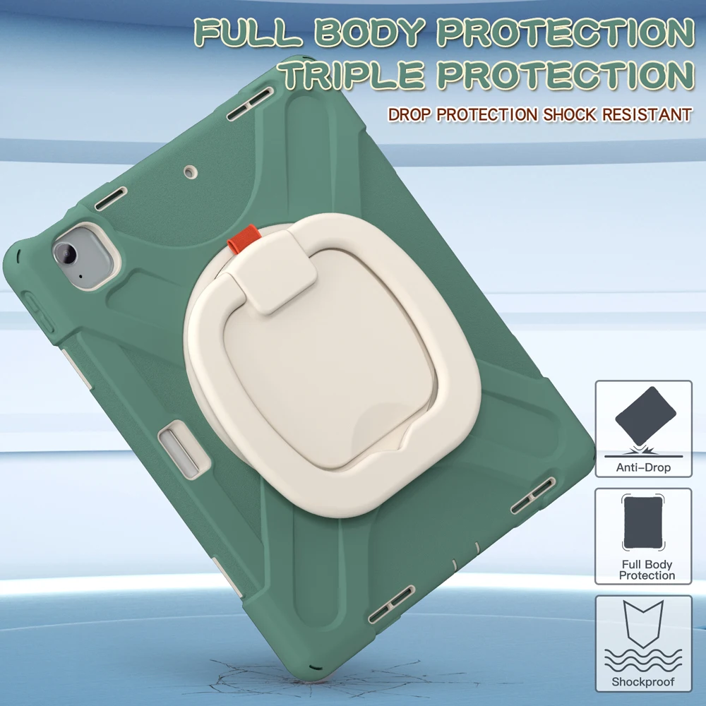 حافظات كمبيوتر لوحي محمولة مقاس 13.0 بوصة لجهاز iPad Air 13 2024 M2 حافظة لجهاز iPad Air 13 2025 M3 غطاء Fundas من السيليكون المقاوم للكمبيوتر الشخصي #2