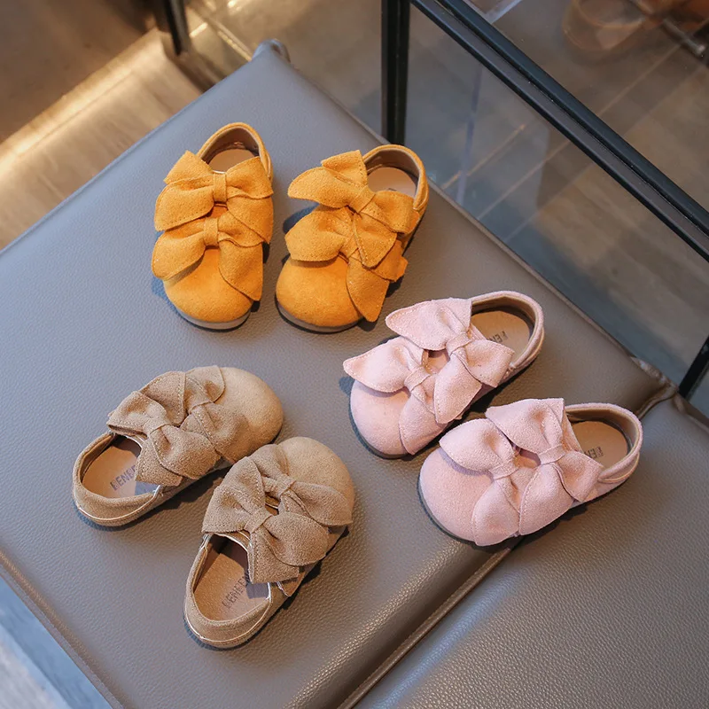 

Zapatos De Mujer, модная обувь для девочек, осень 2022, новые детские кожаные туфли с бантом, удобная повседневная обувь для девочек с мягкой подошвой, Zapatos Niña