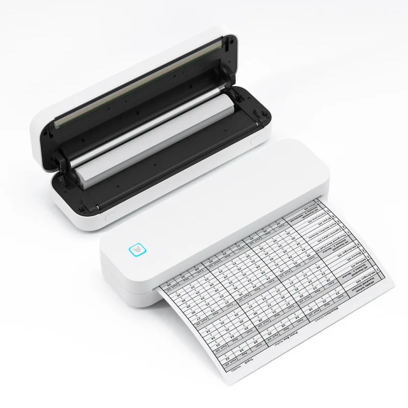 D80 New A4 Printer Portable Bluetooth Home Inkless Document Printer Home Thermal Printer