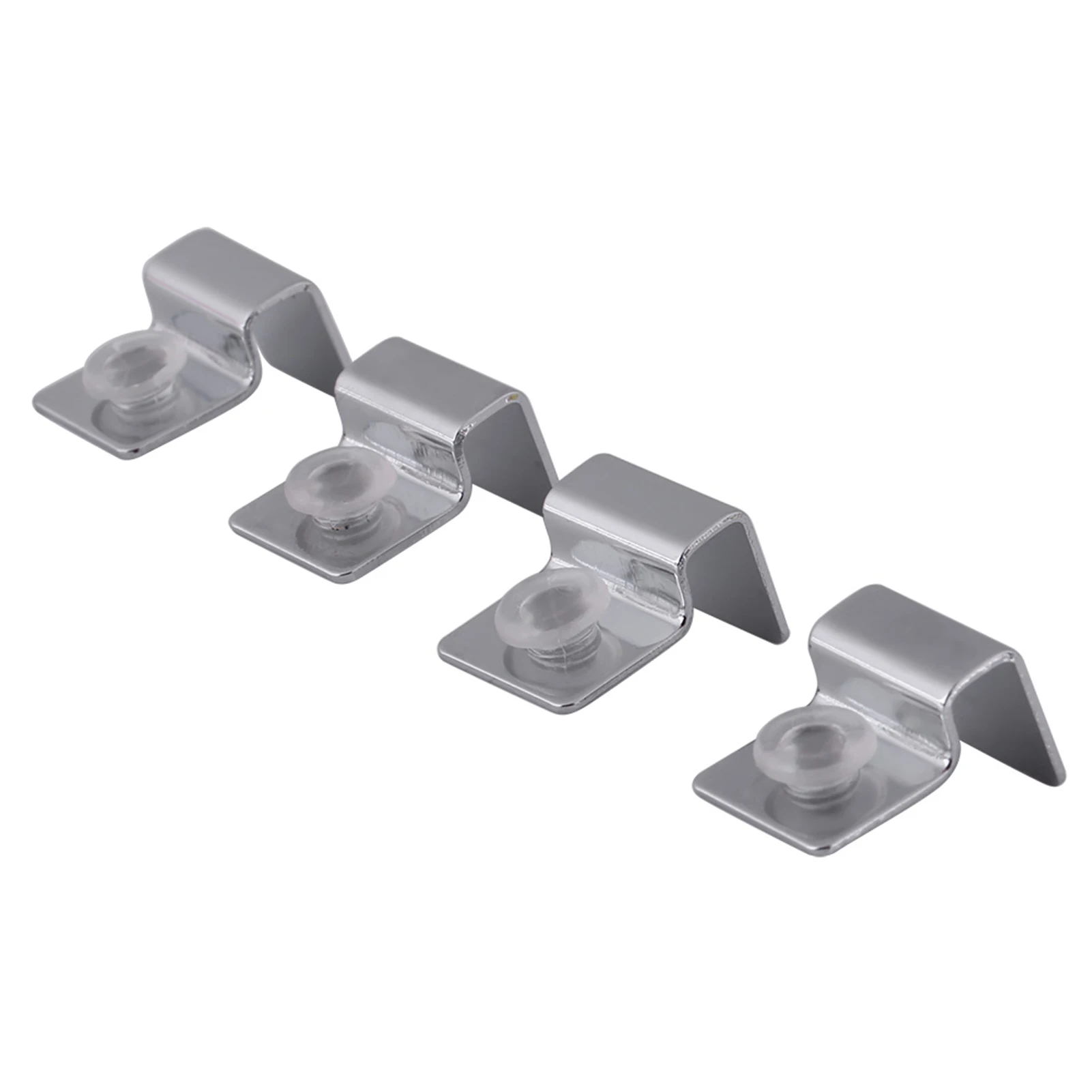 4Pcs/Set Stainless Steel Aquarium Fish Tank Glass Cover Clip Support Holder