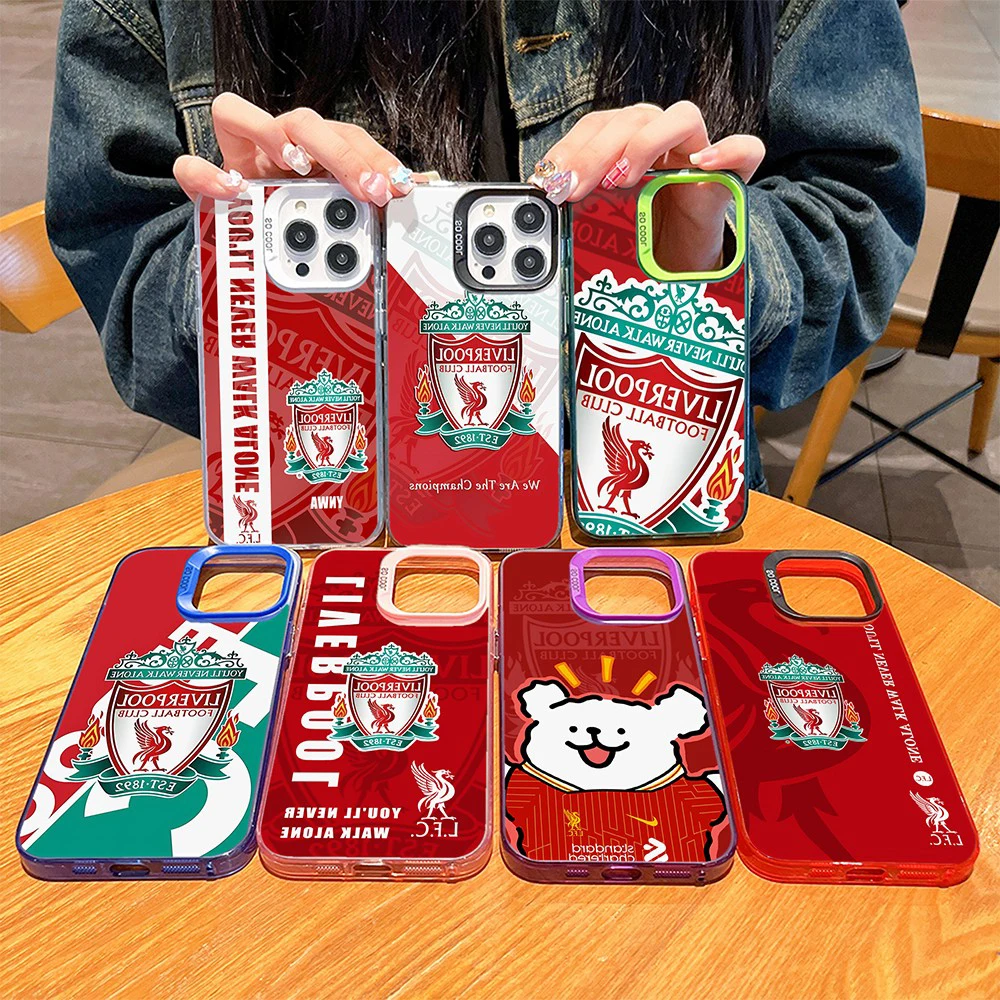 Red Army-L-Liverpools-FC-Phone Case For iPhone 16 15 14 13 12 11 mini Pro Max X XSMAX 8 7 Plus Anti Fall Matte Cover