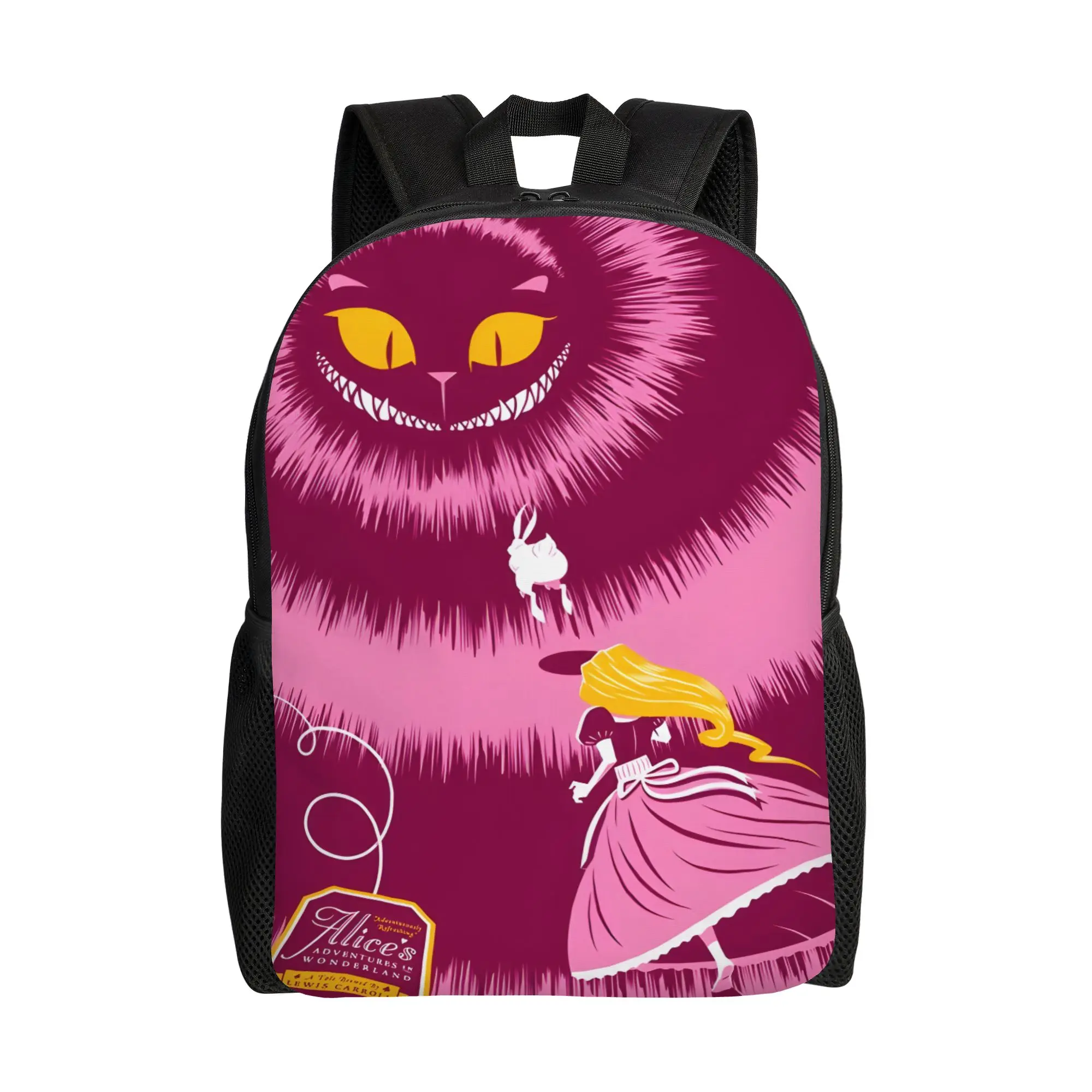 

1Piece Disney Rabbit Backpack Alice In Wonderland Cheshire Cat Unisex Backpack New Semester Starts