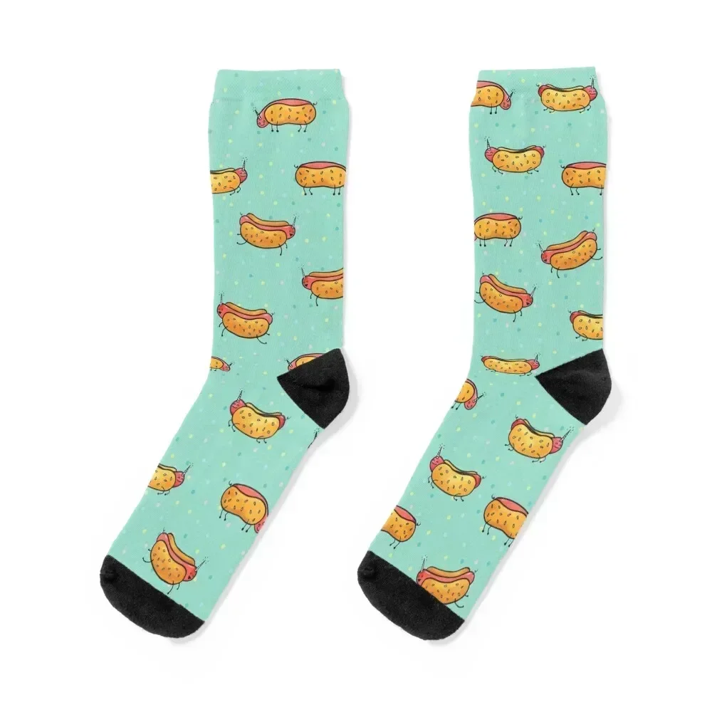 

Corn Dogs Socks halloween shoes Christmas Novelties Socks Man Women's