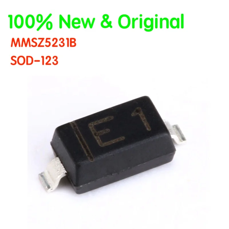 

100PCS/LOT MMSZ5232B E2 MMSZ5231B E1 MMSZ5234B E4 MMSZ5227B G2 SOD-123 0.35W SMD Zener Diode 100% New & Original