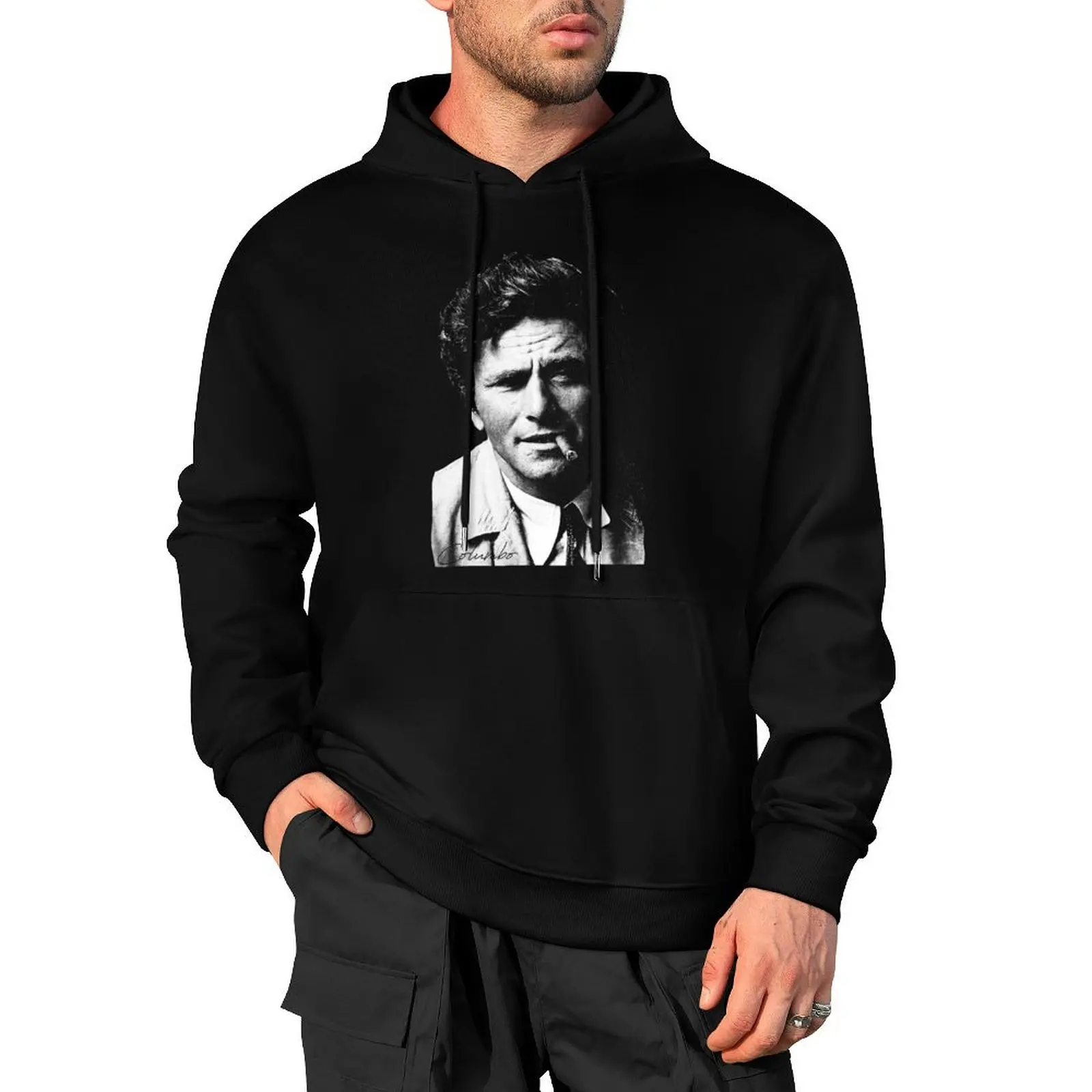 

Columbo Portrait Pullover Hoodie mens clothing korean style clothes men's sweat-shirt men's oversize hoodie