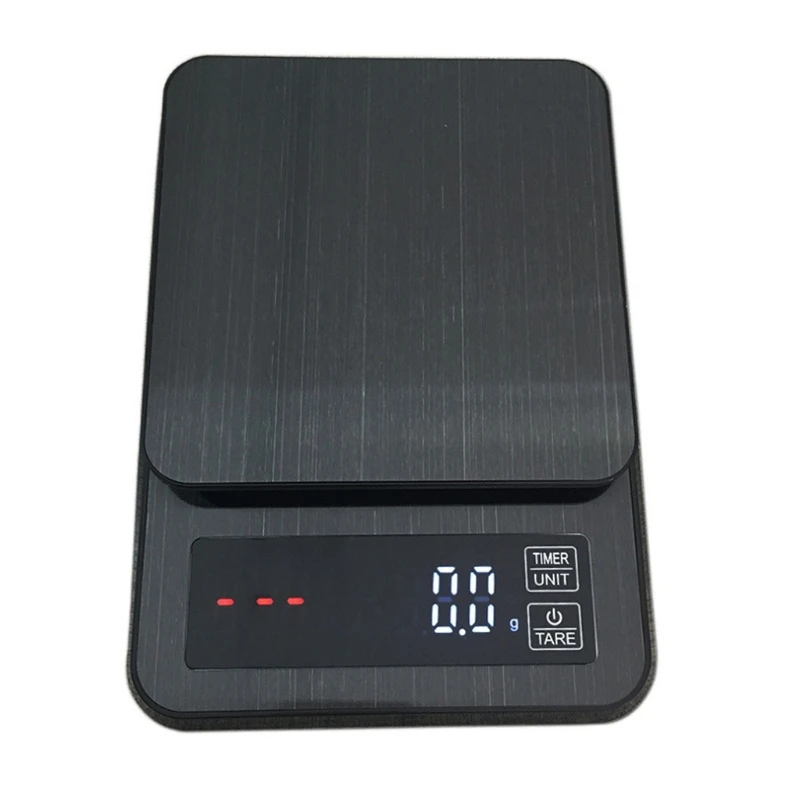 3kg/0.1g 5kg/0.1g Digital Coffee Scale with Backlight with Timer High LCD Electronic Scales Weighing Tools