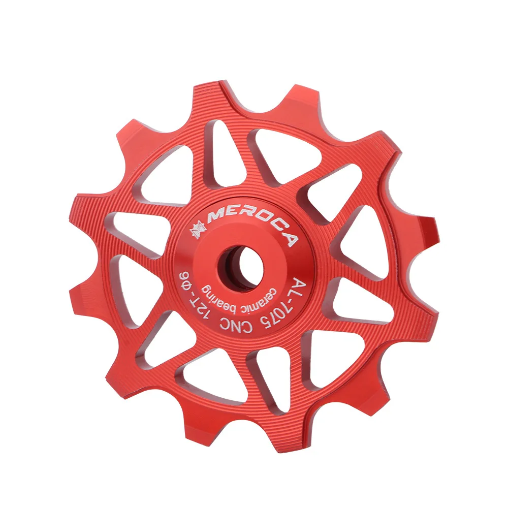 AliExpress NONE MEROCA 12 TEETH Bicycle Ceramic Jockey Pulley Jockey Wheel Rear Derailleur Ceramic Pulley Road Bike Guide Roller 11S