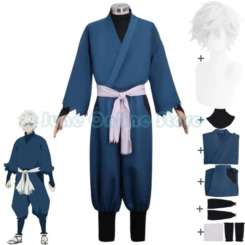 

didi 2025 2025 hhhAnime Gabimaru Hell'S Jigoku Raku Jigokuraku Hells Paradise Cosplay Costume Wig Samurai Ninja Uniform Hallowee