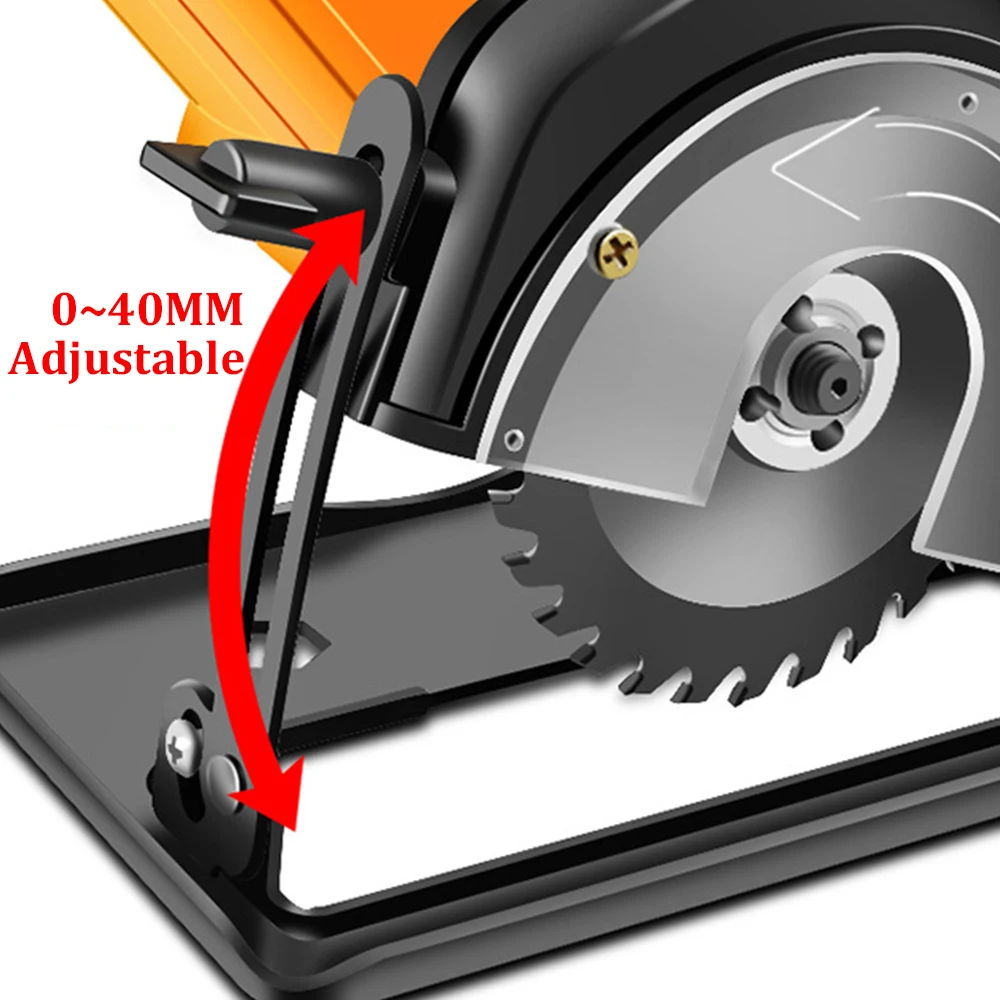 100~125 Angle Grinder Bracket Depth Adjustable Cutting Machine Converter Woodworking Table Cutting Base