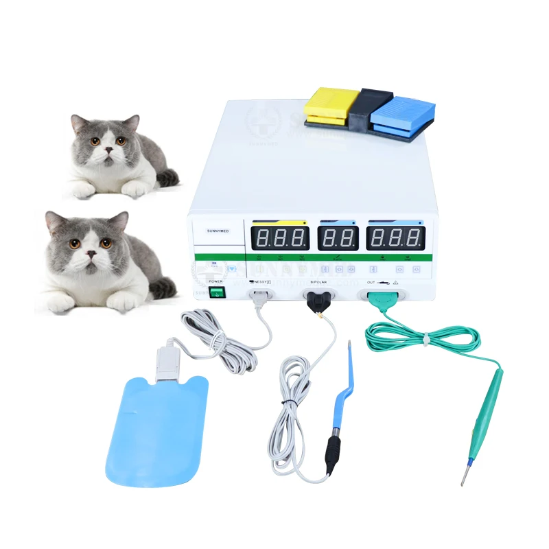 

SY-I081VI Animal use Portable Six Working Modes 400w Bipolar Electrosurgical Generator Diathermy Machine