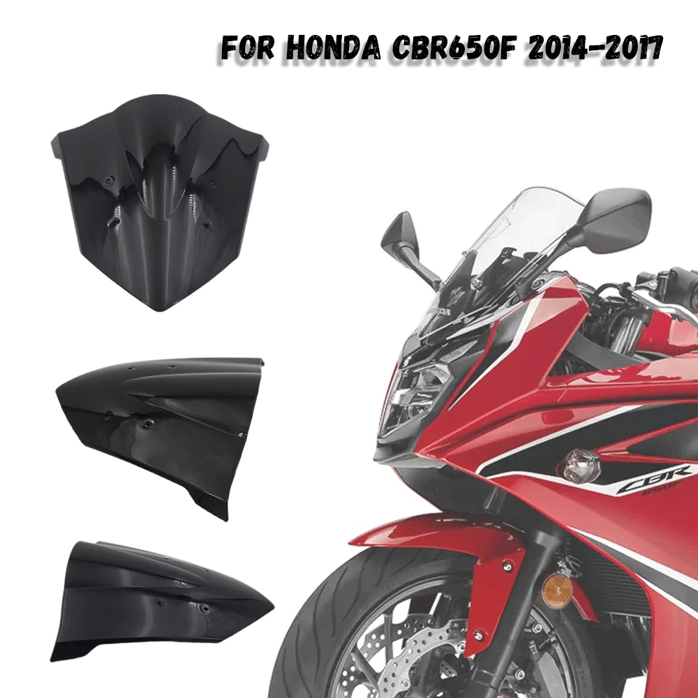 

Motorcycle Windshield WindScreen Wind Defle For HONDA CBR650F 2014 2015 2016 2017 Racing Windshield Accessories CRB650 F 650F