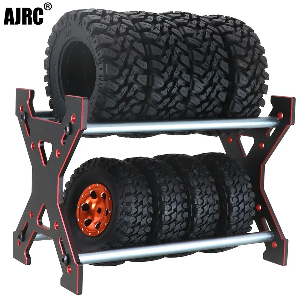 Ajrc ze stopu aluminium 1.0in/1.1in/1.3in stojak opony do kół do 1/18 1/24 zdalnie sterowany samochód gąsienicowy Traxxas Trx4m osiowy Scx24 Ax24