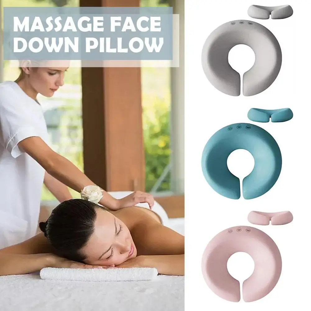 1PC Massage Memory Pillow U-shaped Face Cradle Cushion Adjustable Height Comfortable SPA Beauty Salon Pad Relax Pillow Cushion