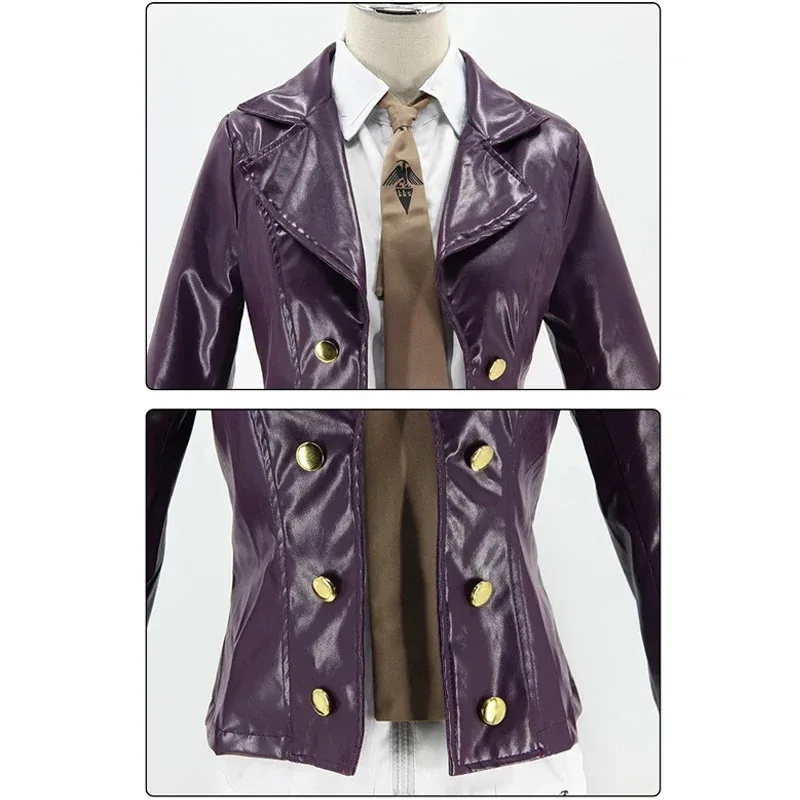 Sky02 Danganronpa kirigiri kyoko Cosplay Costume Uniform Anime Halloween Costumes for Women Men Clothes 6PCS Accessories An88Ji