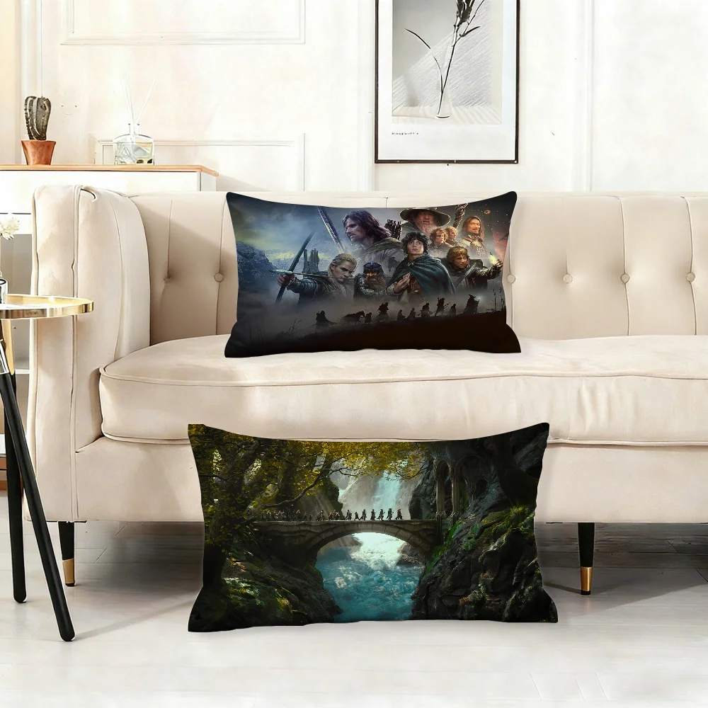 غطاء وسادة لفيلم L-Lord of the R-Rings مناسب للأريكة وغرفة النوم وسادة السيارة وسادة خلفية مستطيلة