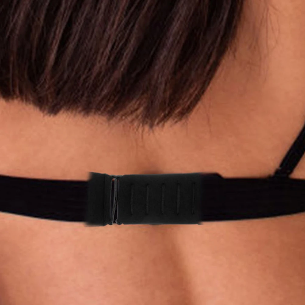 

2pcs Adjustable Strap Extender Hooks Comfortable Sports Bra Back Extension Support 5-Slits Design Bra Extension Band Elastic