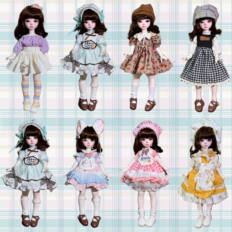 

1/6 Bjd кукла модная одежда 30 см Bjd кукла повседневное платье Лолиты комплект 30 см кукла наряд для девочек аксессуары